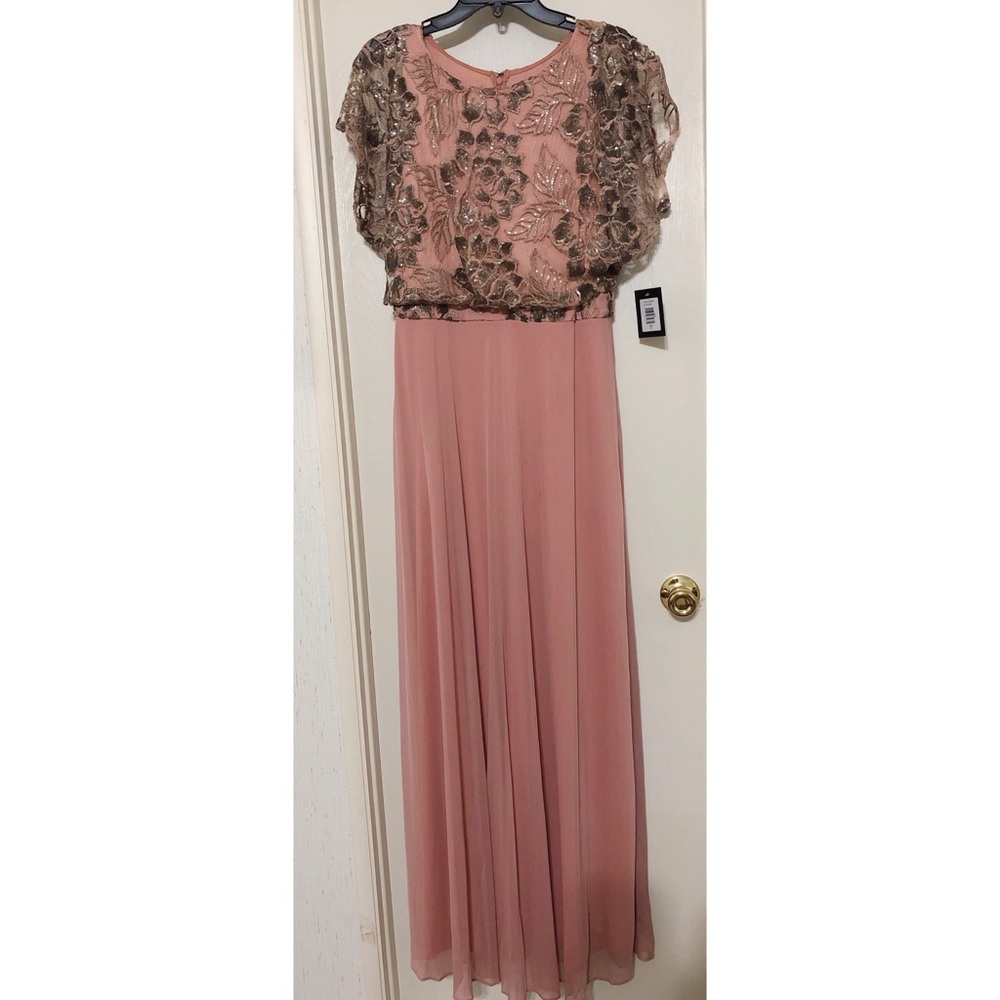 Pop over A-line Formal Dress